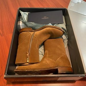 LUCCHESE JONAH ROPER BOOT ESPRESSO SUEDE